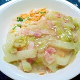 【うま塩】ベーコンと白菜のあんかけチャーハン
